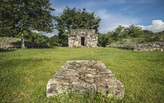 Antike Maya-Ruine, Ek Balam, Yucatan, Mexiko, Mittelamerika Copyright: imageBROKER/EduardoxFusterxSalamero iblefu04425332.jpg