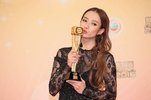 HONG KONG, CHINA - DECEMBER 18: Actress Grace Wong Kwan-hing attends the 2016 TVB Anniversary Awards on December 18, 2016 in Hong Kong, China.  CFP497275759