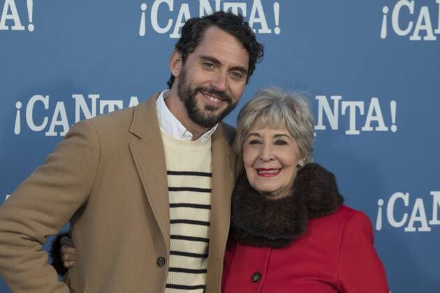 December 18, 2016 - Madrid, Spain - Spanish actress Concha Velasco and Paco Leon attends Canta premiere at Capitol cinema on December 18, 2016 in Madrid, Spain. Madrid Spain  - ZUMAn230 20161218_zaa_n230_378