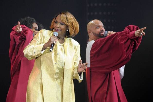 Queen Eshter Marrows s The Harlem Gospel Singer Show, zur Deutschlandpremiere der großen Abschieds-Tour 2016 im Admiralspalast in Berlin am 20.12.2016 APP