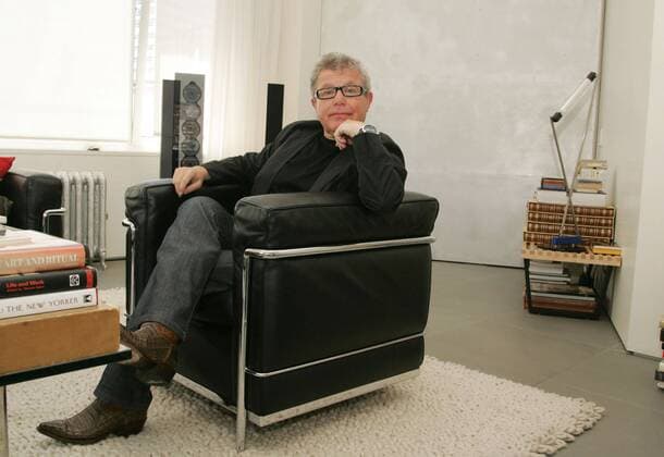 Jun 11, 2008 - New York, NY, USA - Architect DANIEL LIBESKIND seen in his New York apartment located at 1 Hudson Street - ZUMAk03_ 20080611_fin_k03_014