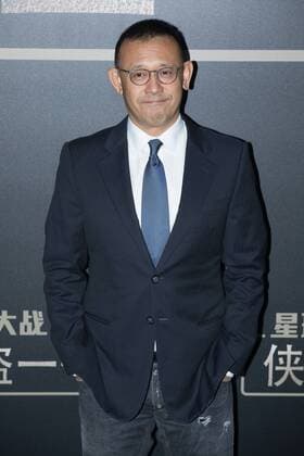 BEIJING, CHINA - DECEMBER 21: Actor Jiang Wen arrives at the red carpet of the premiere of film Rogue One: A Star Wars Story on December 21, 2016 in Beijing, China.  CFP497374451