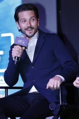 BEIJING, CHINA - DECEMBER 21: Mexican actor Diego Luna attends the press conference of film Rogue One: A Star Wars Story on December 21, 2016 in Beijing, China.  CFP497374526
