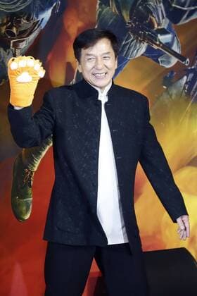 BEIJING, CHINA - DECEMBER 22: Actor Jackie Chan attends the premiere of director Ding Sheng s film Railroad Tigers on December 22, 2016 in Beijing, China.  CFP497394475