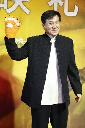 BEIJING, CHINA - DECEMBER 22: Actor Jackie Chan attends the premiere of director Ding Sheng s film Railroad Tigers on December 22, 2016 in Beijing, China.  CFP497394471