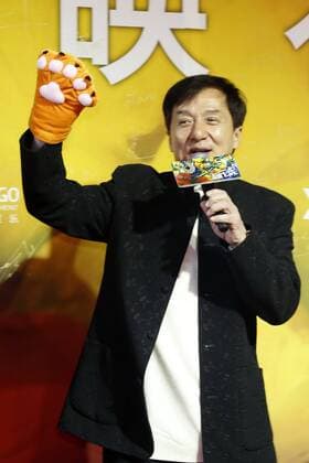 BEIJING, CHINA - DECEMBER 22: Actor Jackie Chan attends the premiere of director Ding Sheng s film Railroad Tigers on December 22, 2016 in Beijing, China.  CFP497394473