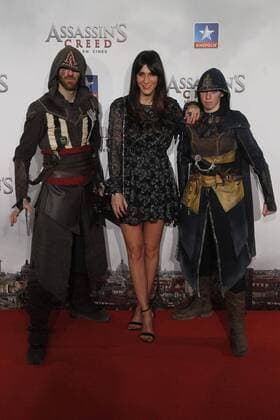 Photocall - Assassin s Creed - in Madrid. Celia Blanco, novia de Carlos Barden.  J.xLuisxCuesta