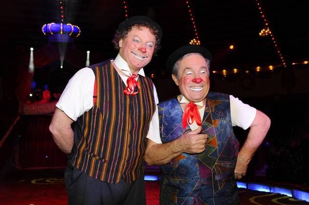 Clowns 1. Winterpremiere von Zirkus Krone Manege Krone-Haupthaus München 25. Dezember 2016