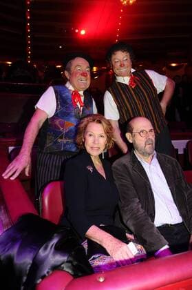 Gabi Dohm mit Freund Peter Deutsch 1. Winterpremiere von Zirkus Krone Manege Krone-Haupthaus München 25. Dezember 2016