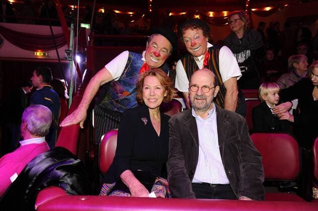 Gabi Dohm mit Freund Peter Deutsch 1. Winterpremiere von Zirkus Krone Manege Krone-Haupthaus München 25. Dezember 2016