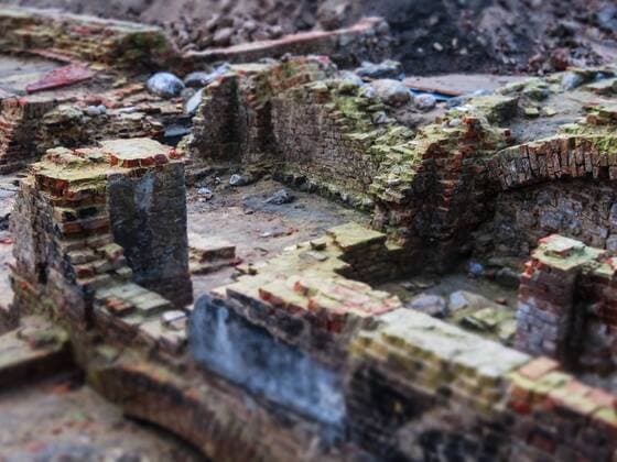 Ausgrabungen auf der Fischerinsel, Archäologie, Geschichte,Mitte,Siedlungskern von Alt-Cölln