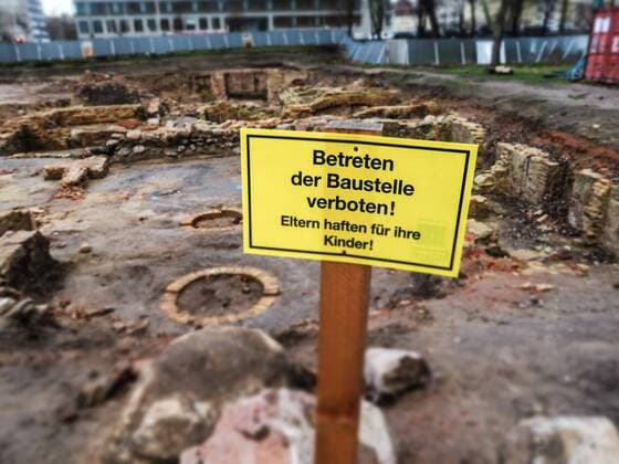 Ausgrabungen auf der Fischerinsel, Archäologie, Geschichte,Mitte,Siedlungskern von Alt-Cölln
