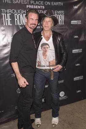 Mickey Rourke, Gary Stretch attends at The Ronda Rousey Story film premiere December 30, 2016 in Chinese Mann Theater, Hollywood, California. USA - 2016 - The Ronda Rousey Story film premiere in Hollywood, CA.  Copyright: xEugenexPowersxPhotographyx