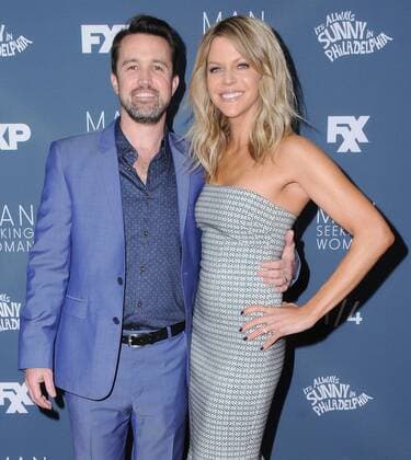 January 3, 2017 - Westwood, CA, United States - 03 January 2017 - Westwood, California - Rob McElhenney, Kaitlin Olson. Premiere of FXX s It s Always Sunny in Philadelphia Season 12 and Man Seeking Woman Season 3 held at the Fox Bruin Theatre. Photo Credit: AdMedia Westwood United States - ZUMAa123 20170103_zaa_a123_015