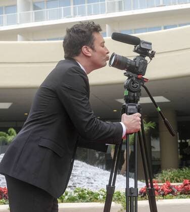 January 4, 2017 - Los Angeles, California, U.S - Tonight Show host Jimmy Fallon joins the red carpet roll out ceremony during the 74rd Annual Golden Globe Awards Preview Day at the Beverly Hilton on Wednesday, Jan. 4, 2017, in Beverly Hills, Calif. The annual awards show including film and television will be held on Sunday. Los Angeles U.S. - ZUMAc68_ 20170104_zaf_c68_002