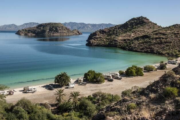 Bay near Loreto, into Sea of Cortez, Baja California, Mexico, North America Copyright: TonyxWaltham 29-5407