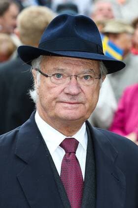 Koenig Carl XVI. Gustaf von Schweden - Besuch der Lutherstadt Wittenberg (Sachsen Anhalt) - Fotografiert am 08.10.2016