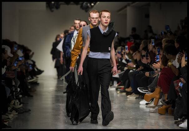 . 06 01 2017. London, United Kingdom. London Fashion Week Men s Xander Zhou at the BFC Showspace on The Strand, London, UK.  xBenxStevensx xi-Imagesx IIM-14117-0001