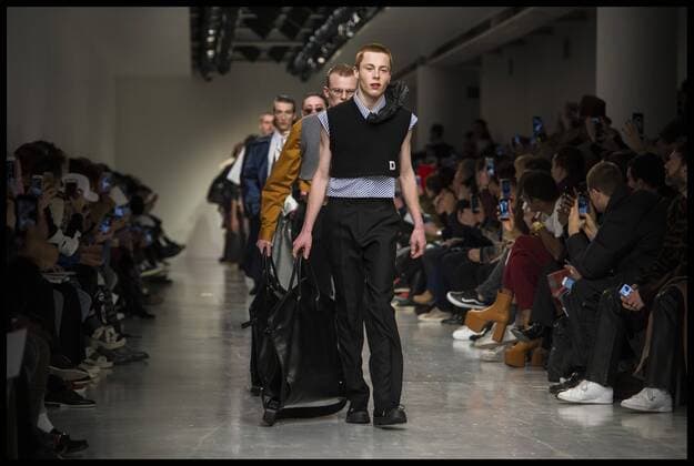 . 06 01 2017. London, United Kingdom. London Fashion Week Men s Xander Zhou at the BFC Showspace on The Strand, London, UK.  xBenxStevensx xi-Imagesx IIM-14117-0002