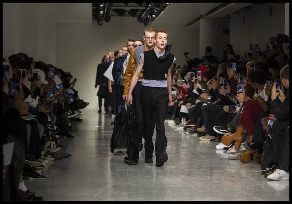 . 06 01 2017. London, United Kingdom. London Fashion Week Men s Xander Zhou at the BFC Showspace on The Strand, London, UK.  xBenxStevensx xi-Imagesx IIM-14117-0003