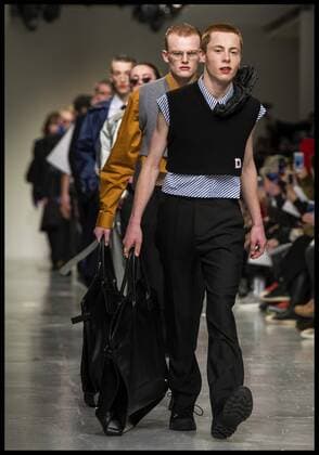 . 06 01 2017. London, United Kingdom. London Fashion Week Men s Xander Zhou at the BFC Showspace on The Strand, London, UK.  xBenxStevensx xi-Imagesx IIM-14117-0004