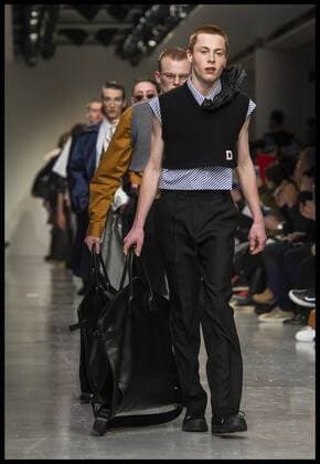 . 06 01 2017. London, United Kingdom. London Fashion Week Men s Xander Zhou at the BFC Showspace on The Strand, London, UK.  xBenxStevensx xi-Imagesx IIM-14117-0006
