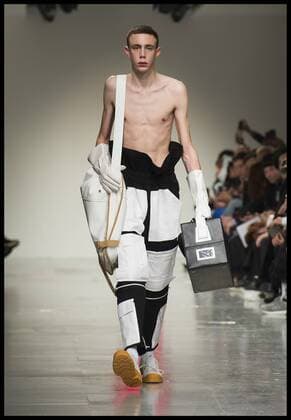 . 06 01 2017. London, United Kingdom. London Fashion Week Men s Xander Zhou at the BFC Showspace on The Strand, London, UK.  xBenxStevensx xi-Imagesx IIM-14117-0007