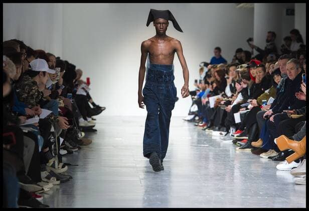 . 06 01 2017. London, United Kingdom. London Fashion Week Men s Xander Zhou at the BFC Showspace on The Strand, London, UK.  xBenxStevensx xi-Imagesx IIM-14117-0015