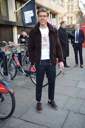 Darren Flechter attending a London Fashion Week Men s Show on The Strand. JANUARY 6th 2017  TSTx1716