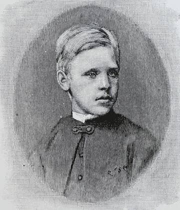 Fridtjof NANSEN (1861-1930) at the age of 12. Nansen was a Norwegian explorer, scientist, diplomat, humanitarian and Nobel Peace Prize laureate WorldxHistoryxArchives 917_05_WHA_082_0859