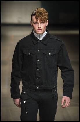 . 07 01 2017. London, United Kingdom. London Fashion Week Men s 2017. Designer, Christopher Shannon on display at the Old Selfridges Hotel, London, UK.  xBenxStevensx xi-Imagesx IIM-14122-0004