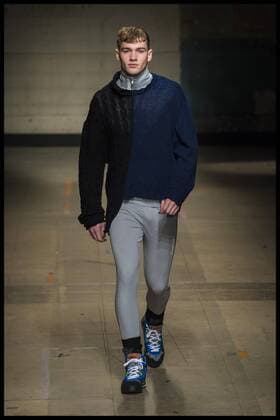 . 07 01 2017. London, United Kingdom. London Fashion Week Men s 2017. Designer, Christopher Shannon on display at the Old Selfridges Hotel, London, UK.  xBenxStevensx xi-Imagesx IIM-14122-0005