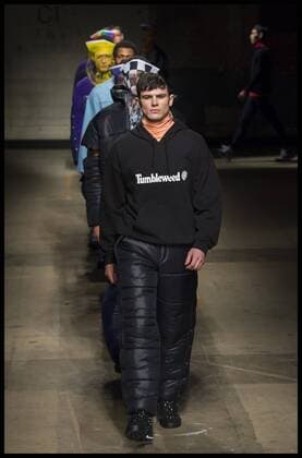 . 07 01 2017. London, United Kingdom. London Fashion Week Men s 2017. Designer, Christopher Shannon on display at the Old Selfridges Hotel, London, UK.  xBenxStevensx xi-Imagesx IIM-14122-0008