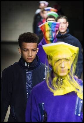 Bilder des Tages . 07 01 2017. London, United Kingdom. London Fashion Week Men s 2017. Designer, Christopher Shannon on display at the Old Selfridges Hotel, London, UK.  xBenxStevensx xi-Imagesx IIM-14122-0010