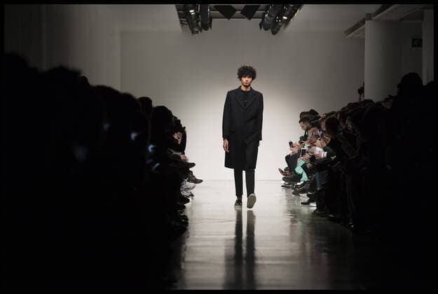 . 07 01 2017. London, United Kingdom. London Fashion Week Men s 2017. Designer, Matthew Miller on display at the BFC Show Space, The Strand, London, UK.  xBenxStevensx xi-Imagesx IIM-14123-0018
