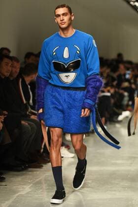 January 6, 2017 - London, England, United Kingdom - A model walk down the catwalk wearing Bobby Abbley AW17 collection during London Menswear Fashion Week on January 6, 2017 in London, United Kingdom. London United Kingdom  - ZUMAn230 20170106_zaa_n230_546