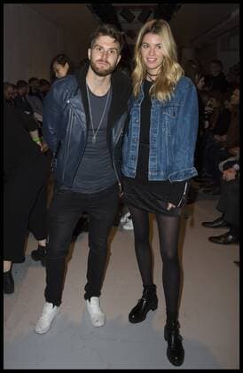 . 07 01 2017. London, United Kingdom. Pictured is Joel Dommett with his guest Hannah Cooper. London Fashion Week Men s 2017. Designer, Matthew Miller on display at the BFC Show Space, The Strand, London, UK.  xBenxStevensx xi-Imagesx IIM-14123-0025