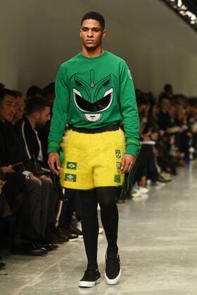 January 6, 2017 - London, England, United Kingdom - A model walks down the catwalks wearing Bobby Abbley AW17 collection during London Menswear Fashion Week on January 6, 2017 in London, United Kingdom. London United Kingdom  - ZUMAn230 20170106_zaa_n230_559