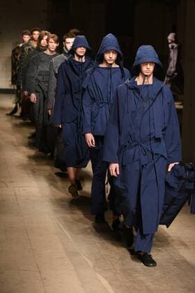 January 6, 2017 - London, England, United Kingdom - Models walk down the catwalk wearing Craig Green s AW17 collection during London Menswear Fashion Week on January 6, 2017 in London, United Kingdom. London United Kingdom  - ZUMAn230 20170106_zaa_n230_595
