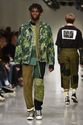 January 6, 2017 - London, England, United Kingdom - A model walks down the catwalk wearing Liam Hodges AW17 collection during London Menswear Fashion Week on January 6, 2017 in London, United Kingdom. London United Kingdom  - ZUMAn230 20170106_zaa_n230_599