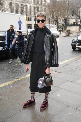 Arrivals at the London Fashion Week Men s show, on The Strand. JANUARY 7th 2017  TSTx1725