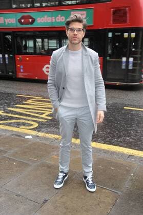 Irish TV presenter Darren Kennedy attending the London Fashion Week Men s show, on The Strand. JANUARY 7th 2017  TSTx1725