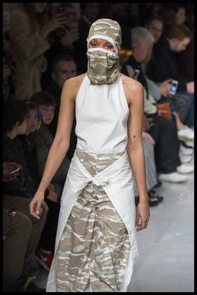 . 08 01 2017. London, United Kingdom. London Fashion Week Men s 2017. Maharishi on display at the BFC Show Space, on The Strand, London, UK.  xBenxStevensx xi-Imagesx IIM-14126-0003