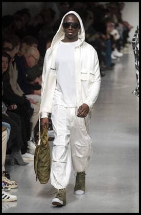 . 08 01 2017. London, United Kingdom. London Fashion Week Men s 2017. Maharishi on display at the BFC Show Space, on The Strand, London, UK.  xBenxStevensx xi-Imagesx IIM-14126-0007