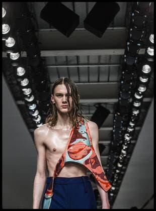 . 08 01 2017. London, United Kingdom. London Fashion Week Men s 2017. Fashion designer, Ximon Lee on display at the BFC Show Space, The Strand, London, UK.  xBenxStevensx xi-Imagesx IIM-14127-0012