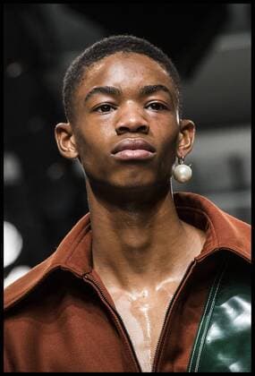 . 08 01 2017. London, United Kingdom. London Fashion Week Men s 2017. Fashion designer, Ximon Lee on display at the BFC Show Space, The Strand, London, UK.  xBenxStevensx xi-Imagesx IIM-14127-0001