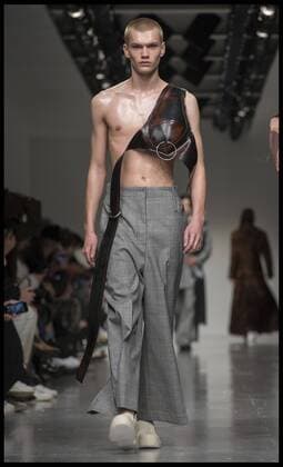 . 08 01 2017. London, United Kingdom. London Fashion Week Men s 2017. Fashion designer, Ximon Lee on display at the BFC Show Space, The Strand, London, UK.  xBenxStevensx xi-Imagesx IIM-14127-0002