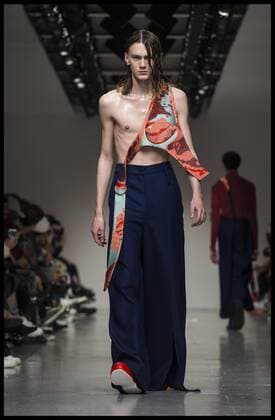 . 08 01 2017. London, United Kingdom. London Fashion Week Men s 2017. Fashion designer, Ximon Lee on display at the BFC Show Space, The Strand, London, UK.  xBenxStevensx xi-Imagesx IIM-14127-0007