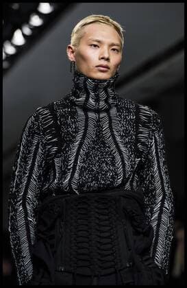 . 08 01 2017. London, United Kingdom. London Fashion Week Men s 2017. Fashion designer KTZ on display at the BFC Show Space on the Strand, London, UK.  xBenxStevensx xi-Imagesx IIM-14128-0011