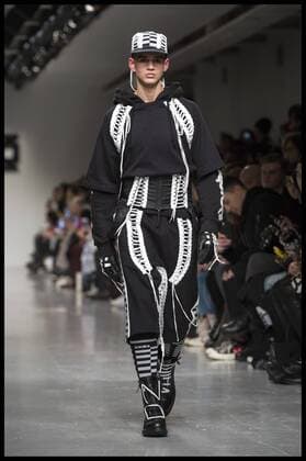 . 08 01 2017. London, United Kingdom. London Fashion Week Men s 2017. Fashion designer KTZ on display at the BFC Show Space on the Strand, London, UK.  xBenxStevensx xi-Imagesx IIM-14128-0012